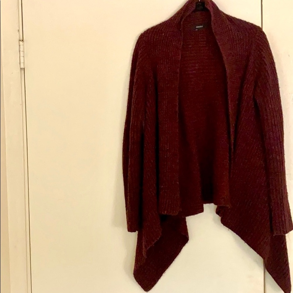 Burgundy Cardigan